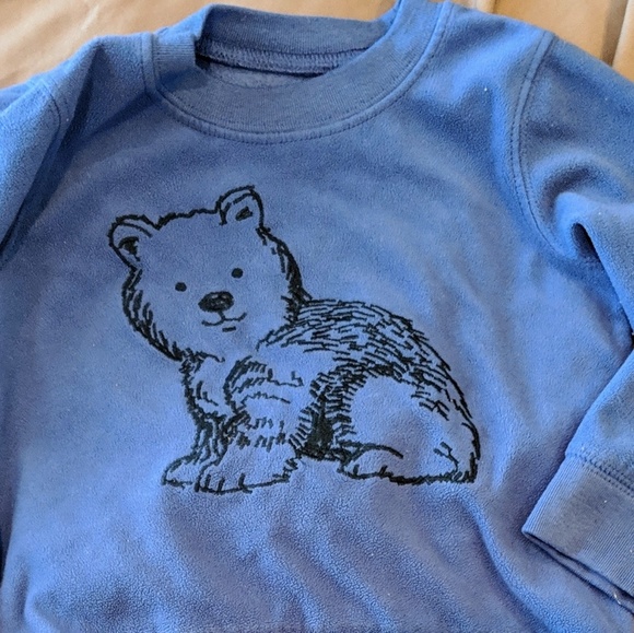 Child of Mine by Carter's cozy fleece pajamas 24M - Picture 2 of 4